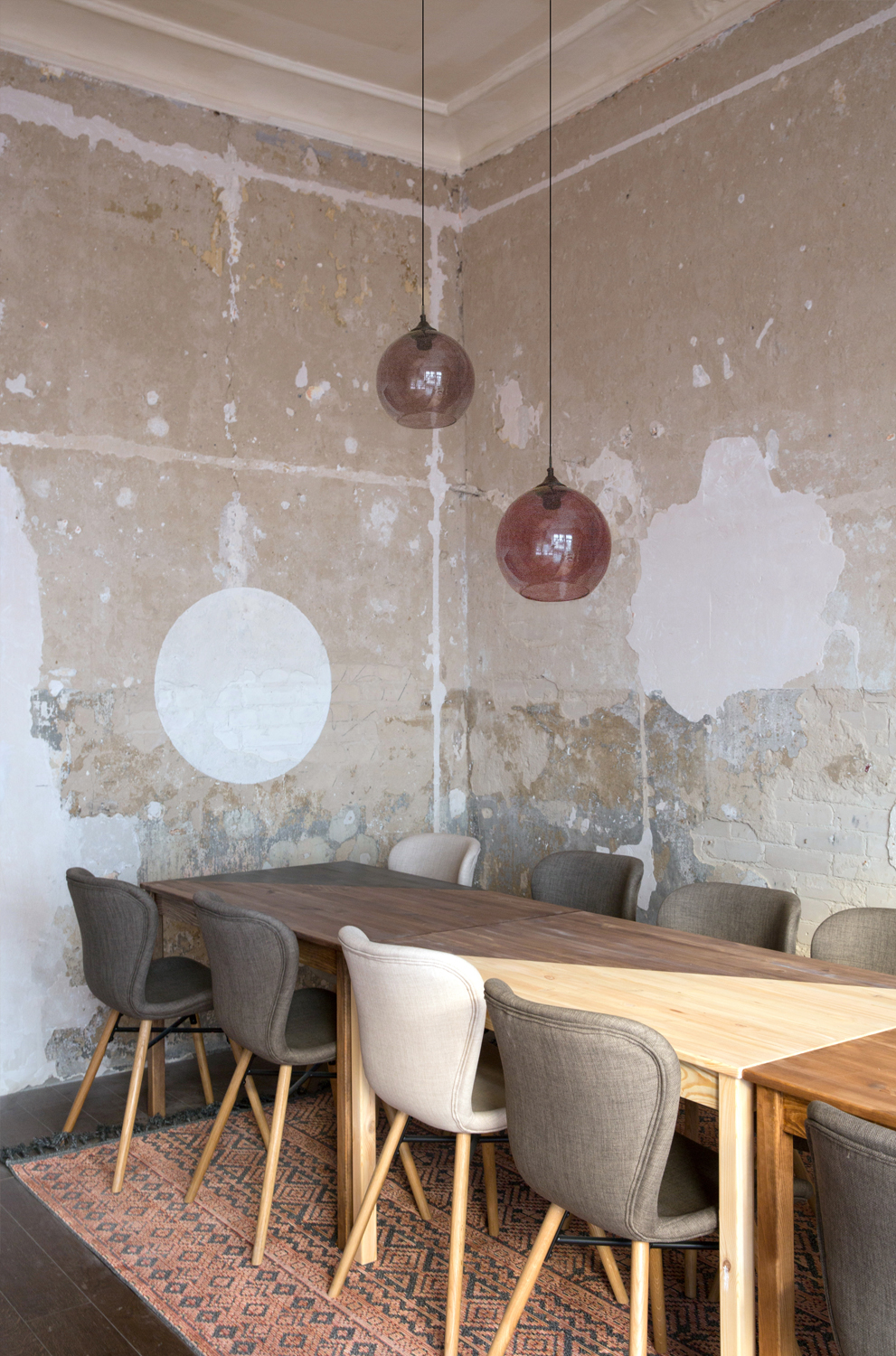 Yoga Schule Sprachen Language School project room interior design