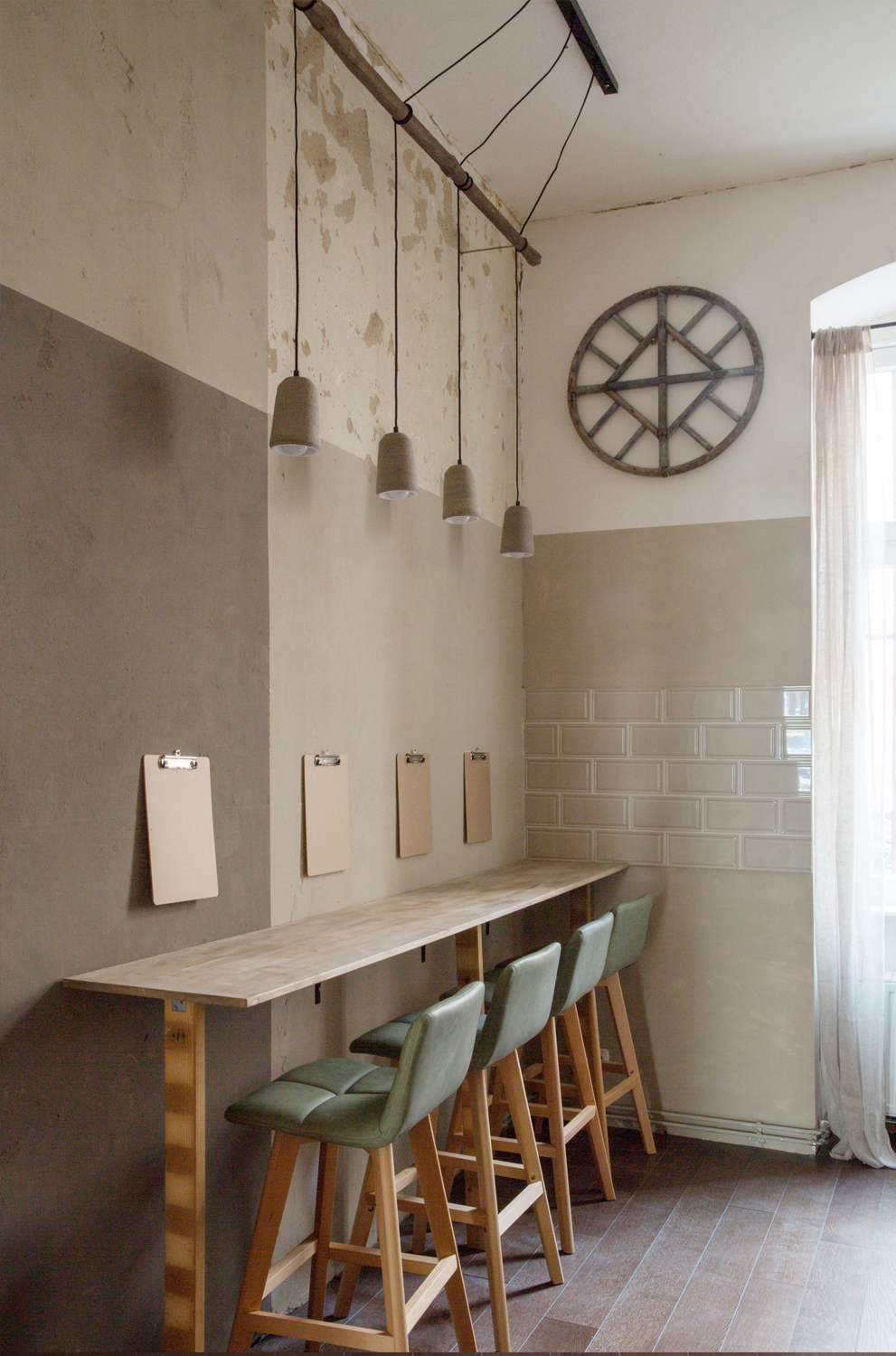 Yoga Schule Sprachen Language School project room interior design