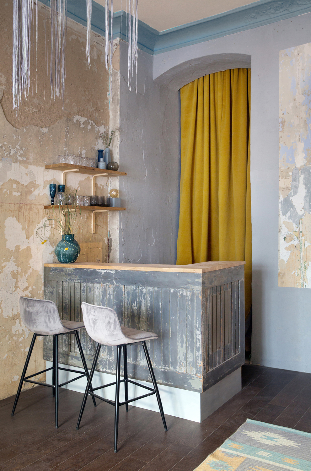 Yoga Schule Sprachen Language School project room interior design