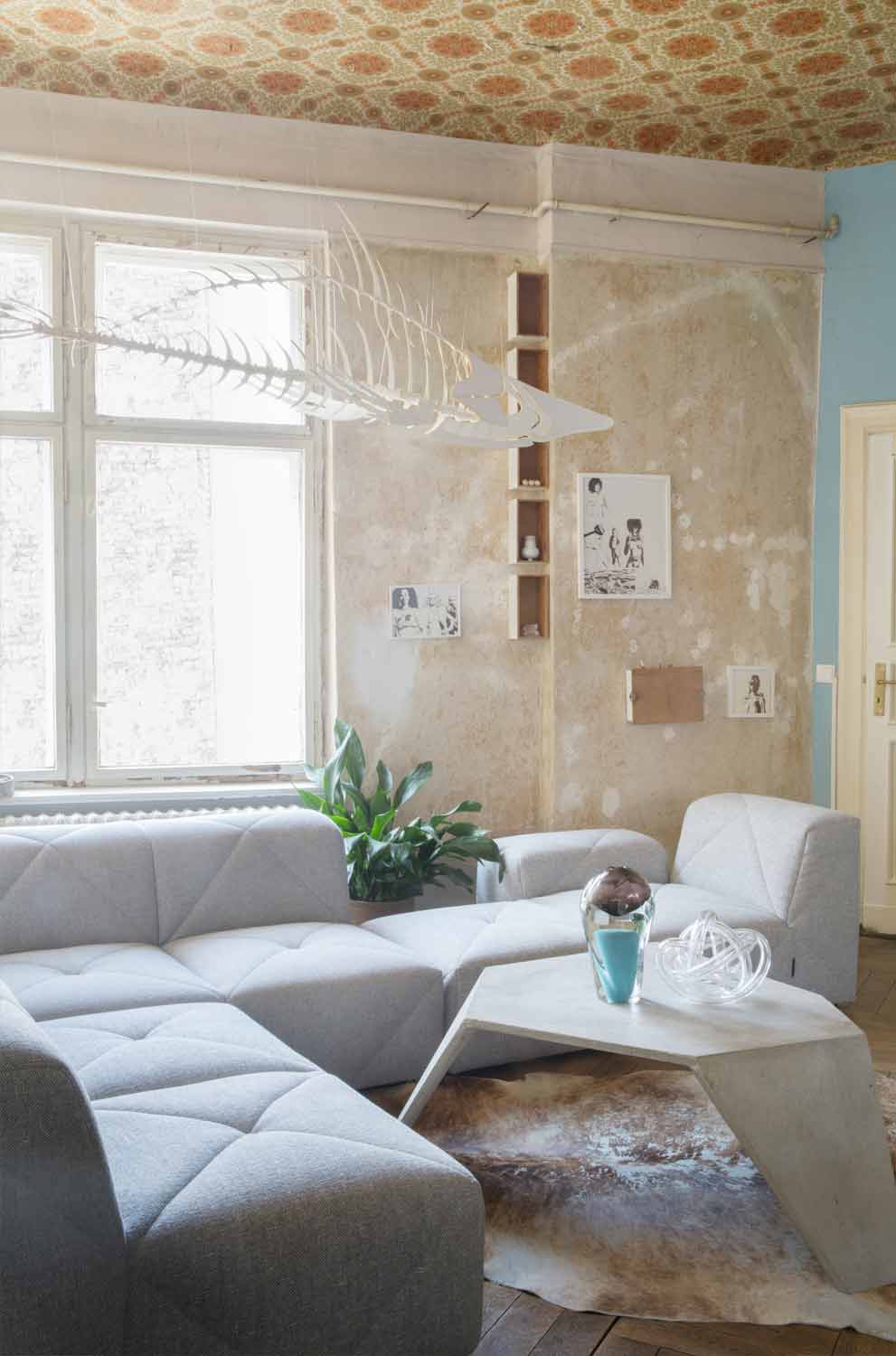 Living Room Neukölln, Wohnzimmer, Interior Design, Interieur, Couch, Sofa, Wohnzimmertisch, Designermöbel