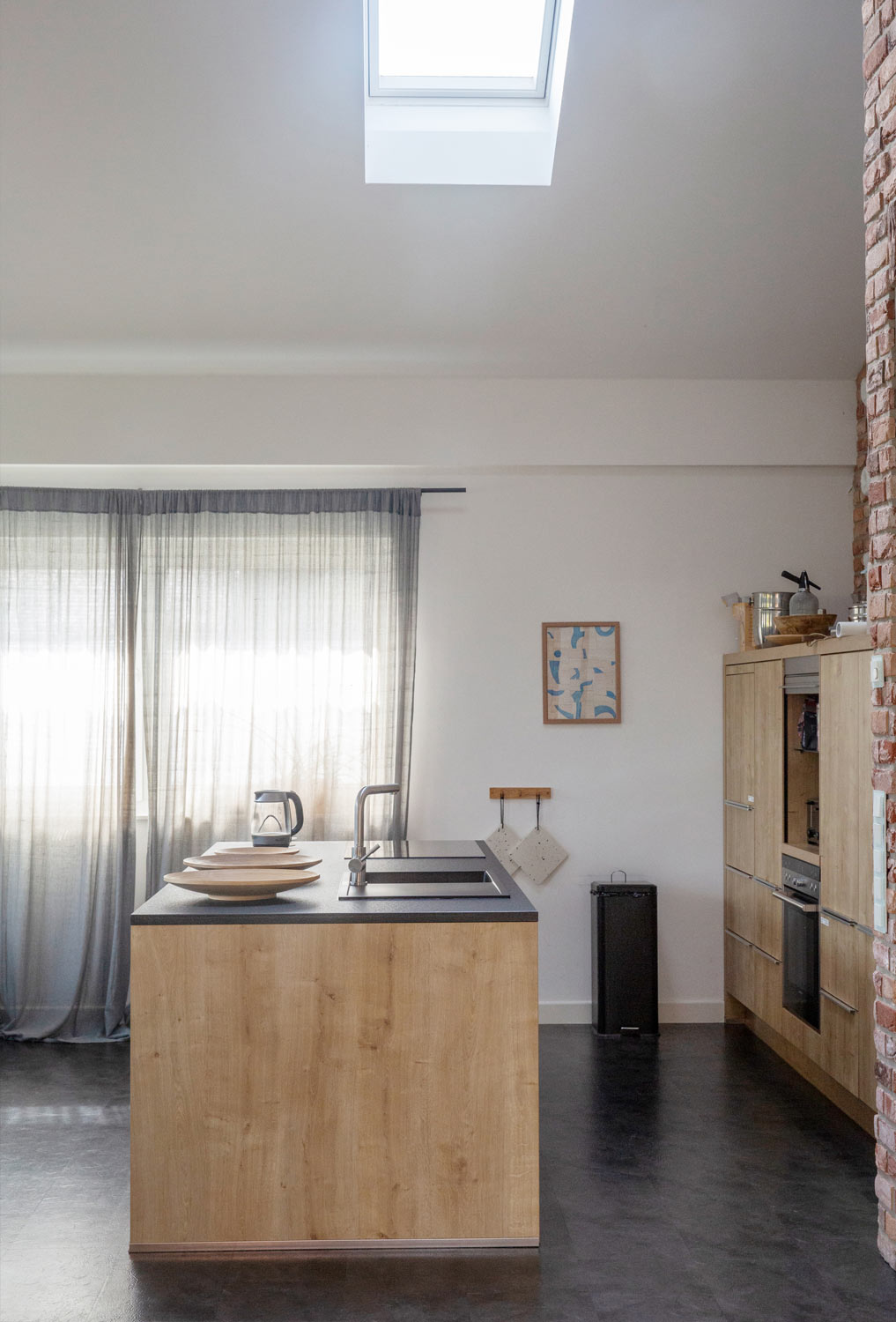 Farm Kitchen, Interieur, Interior Design, Ausstattung, Living, Wohnen, blue colors, Style, farm apartment, cozy home