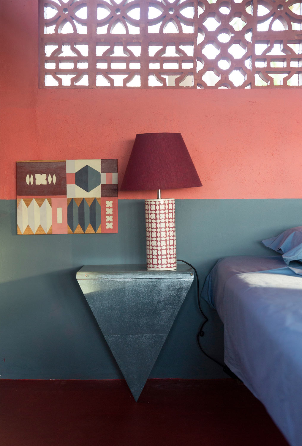 Garuda Cliff house, colors, cozy home, Interior Design, Living, Interieur, Ausstattung, Style, Pop Colors, Strong Colors, Starke Farben, India, Indien, tropical design, tropisches Design