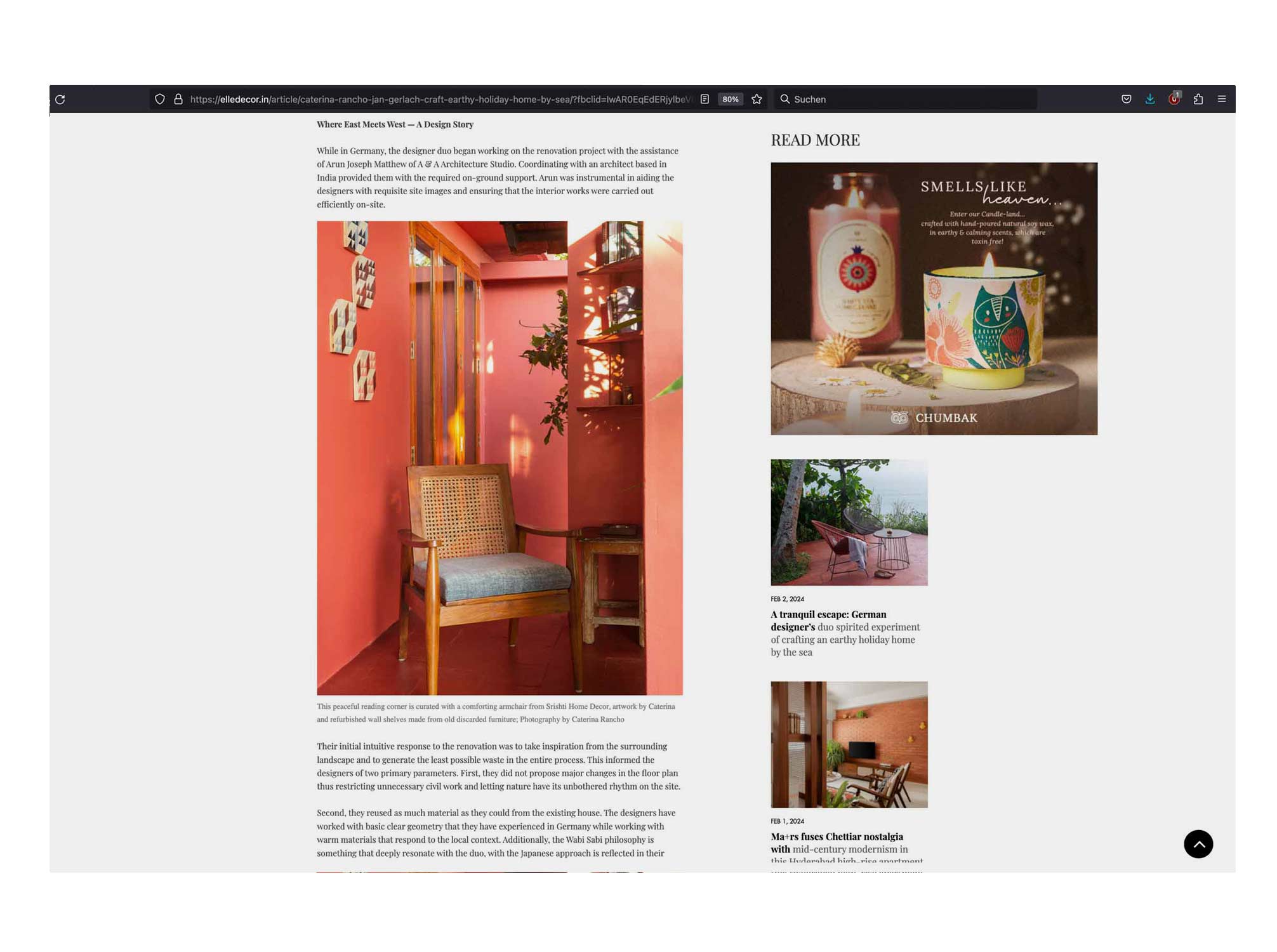 Elle Decoration Caterina Rancho